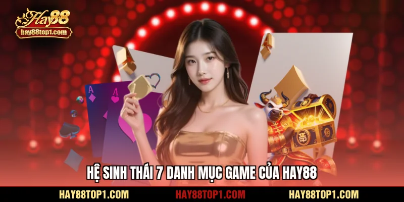 Hệ sinh thái 7 danh mục game của HAY88